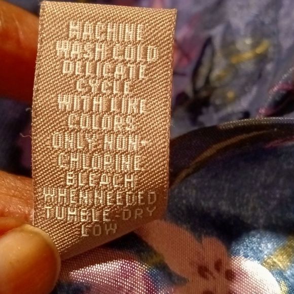 Valerie Stevens Full Length Purple Floral Print Kimono Robe with pockets… - Picture 7 of 7